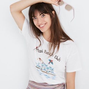 Madewell Maui beach club graphic tee